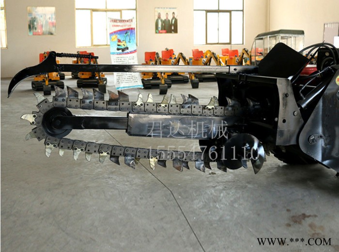 开沟机设备 大型链条式开沟机 电线电缆用管道开沟机