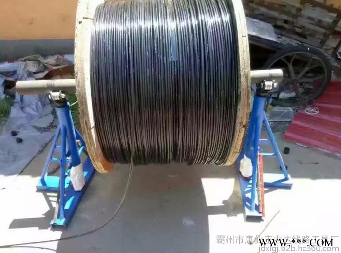 【吉达**供应梯形液压立式电线放线架 线缆电缆放线架 张力电缆放线架子 5吨螺旋放线架图6