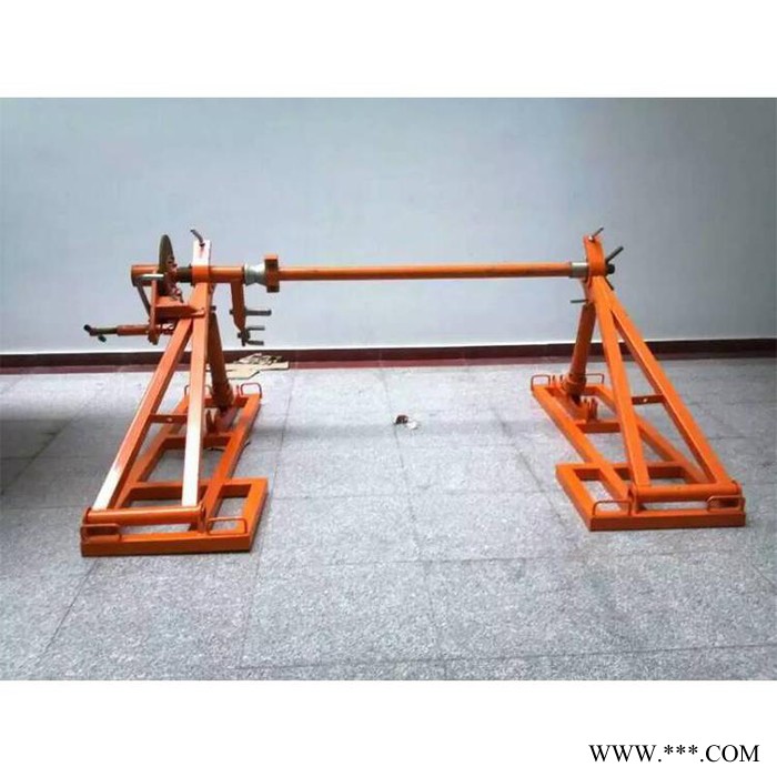 【吉达**供应梯形液压立式电线放线架 线缆电缆放线架 张力电缆放线架子 5吨螺旋放线架图7