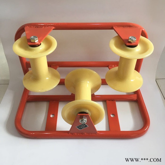 广西新品电缆放线尼龙滑轮PE管道电线滑井口转角管口地缆平板桥架滑车 地缆放线滑轮滑车图2