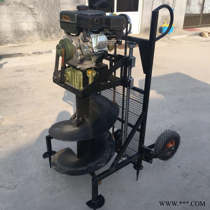 工地电缆挖窝打洞机 便携式挖窝机厂家 电线杆埋设打洞机图3