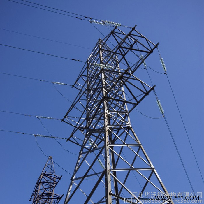 【华沃】全国供应110KV电力塔 35KV输电线路塔 电缆支架 电力塔项目合作 欢迎询价图2