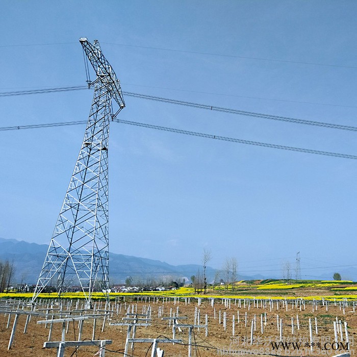【华沃】全国供应110KV电力塔 35KV输电线路塔 电缆支架 电力塔项目合作 欢迎询价图8