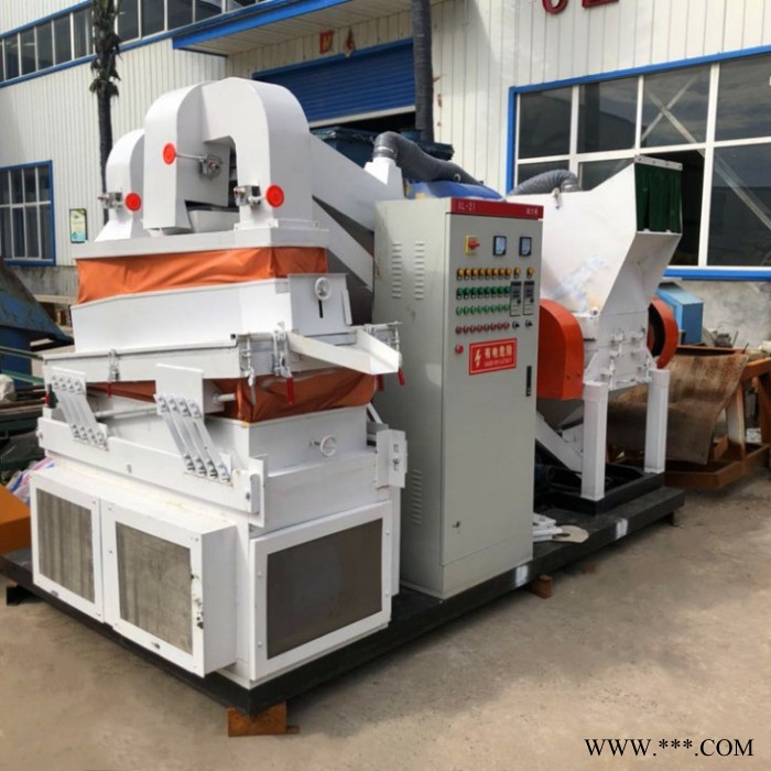 仁之泰供应废旧电线粉碎回收处理设备铜线金属线皮分离机干式全自动铜米机图2