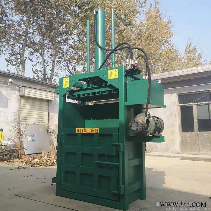 电缆废线压缩打捆机型号 废旧编织袋压缩打捆机 可回收垃圾打块机图3