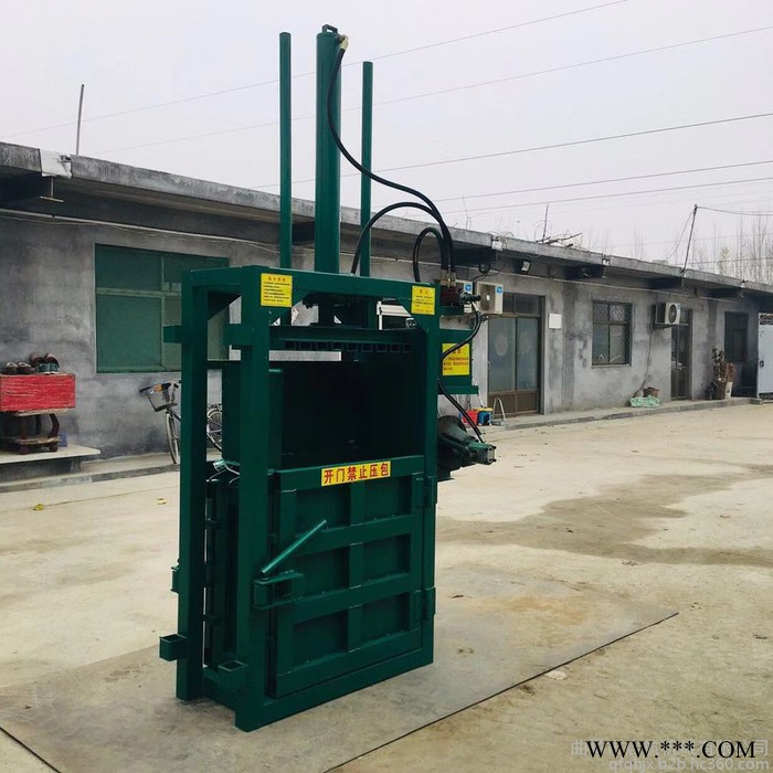电缆废线压缩打捆机型号 废旧编织袋压缩打捆机 可回收垃圾打块机图7