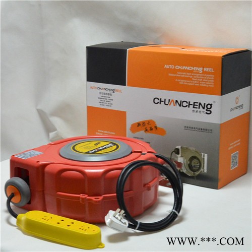 插排自动回收卷线盘 线轴 自动伸缩电线绕管器 电鼓图6