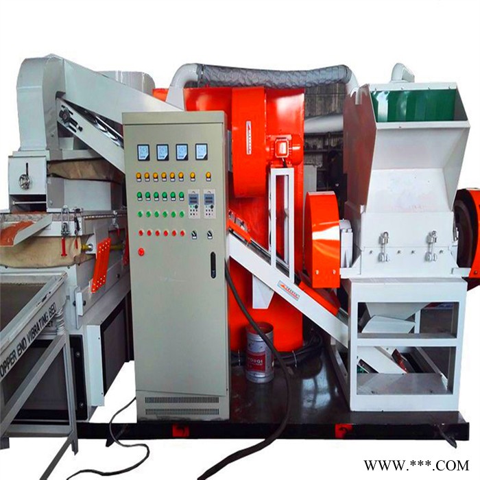 废旧电线粉碎机 杂线回收设备 铜塑分离机 小型铜米机图7