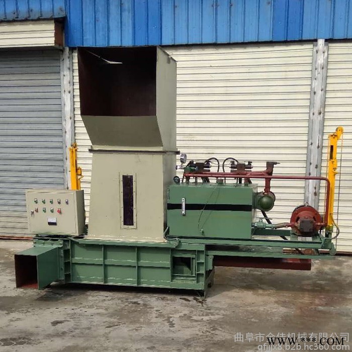 电缆厂电缆外皮胶管扎捆机 立式废纸液压打包机 塑料瓶回收压块机图4