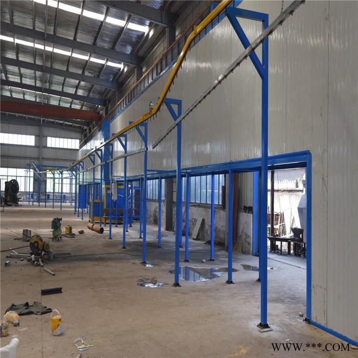 供应浙江铁艺护栏涂装流水线涂装设备喷涂生产线喷粉涂装粉末回收喷涂设备自动喷漆机涂装线铝合金喷涂线厂家图4