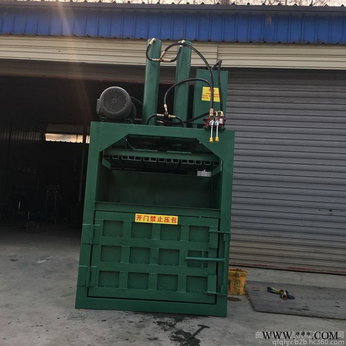 废纸边角料小型压块机 回收站废品打包机电缆线打包机图5