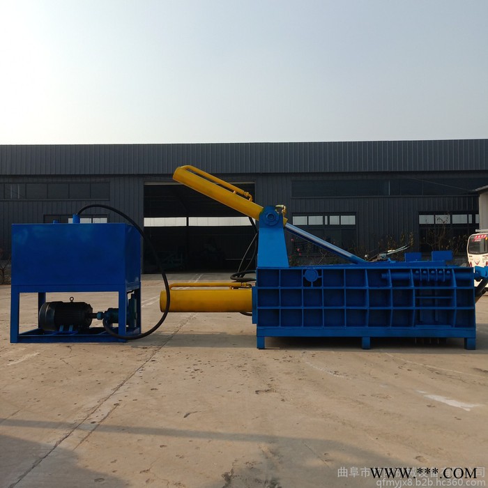 160吨卧式废铝合金压块机废品回收金属压块机废铁边角料压块机图6