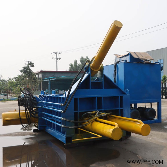 160吨卧式废铝合金压块机废品回收金属压块机废铁边角料压块机图3