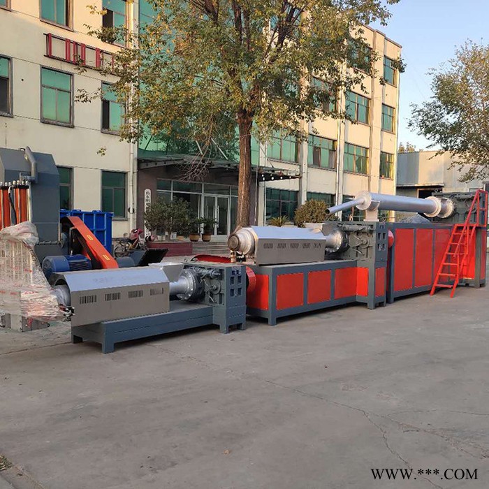 博盛 废塑料再生颗粒机废塑料造粒机单螺杆造粒机再生薄膜颗粒机再生编织袋颗粒机图2