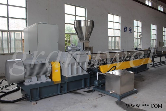 ** 南京格兰威 GTE-70B 双螺杆挤出机，PE交联电缆回收料造粒机图3