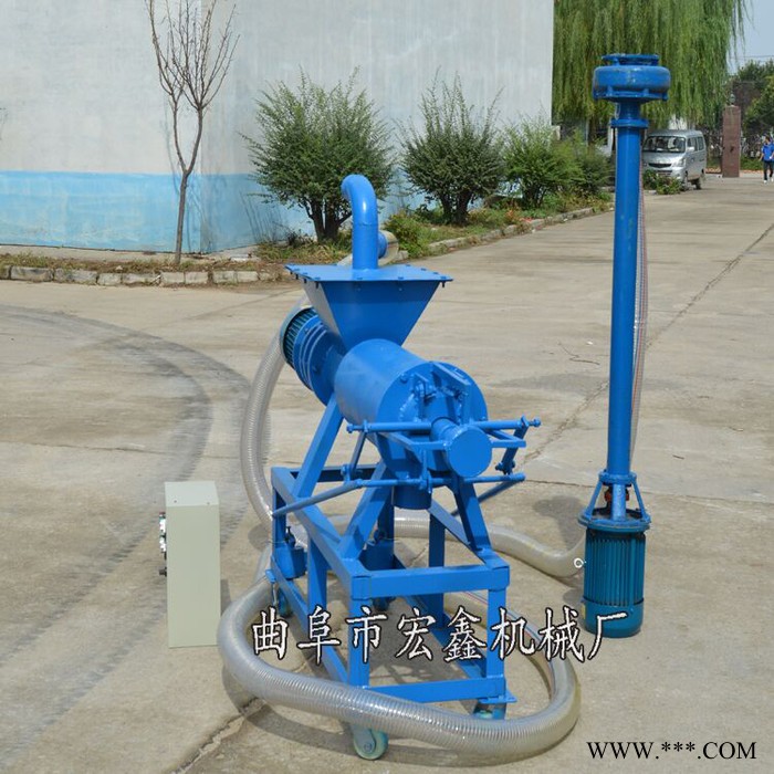宏博 干湿固液分离机 动物粪便分离机 椰糠药渣干湿分离设备图2