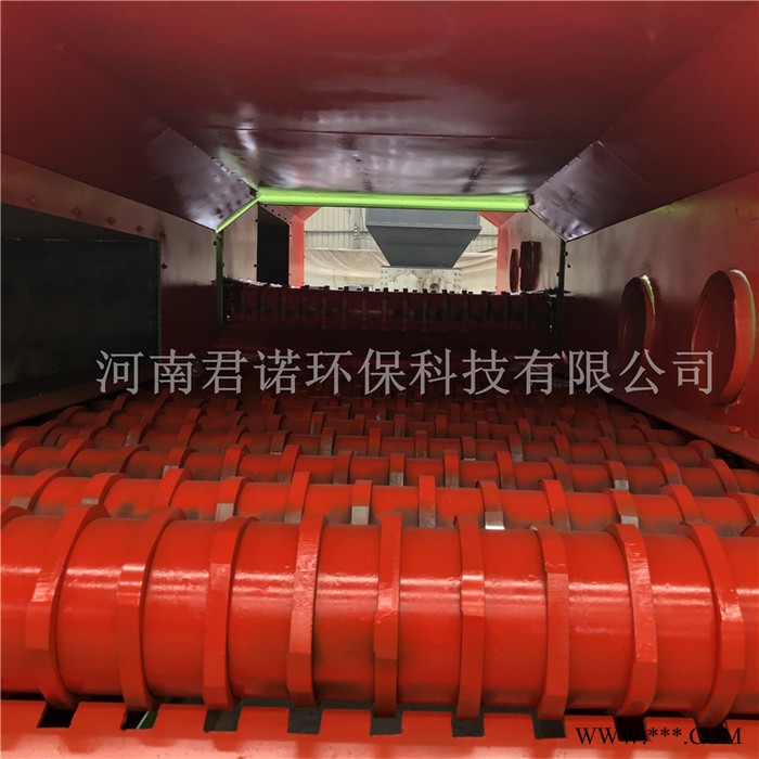滚轴泥石分离机 君诺 泥石分离筛 建筑垃圾分离设备工作视频图6