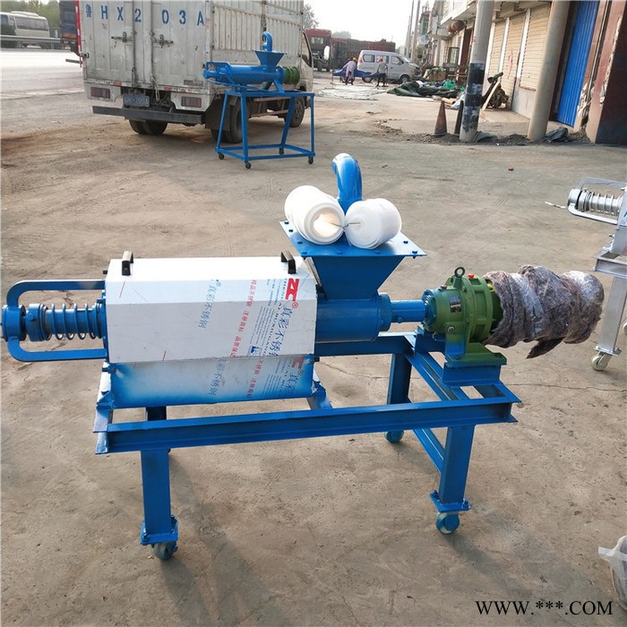 禽类粪便分离机械 猪粪粪便脱水设备 挤压式粪水分离设备图3