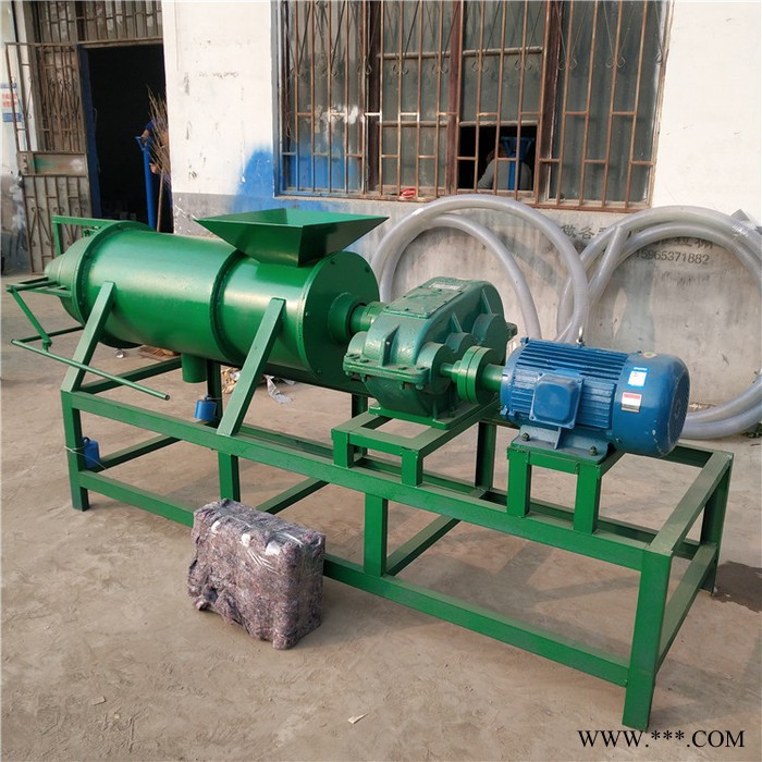 禽类粪便分离机械 猪粪粪便脱水设备 挤压式粪水分离设备图6