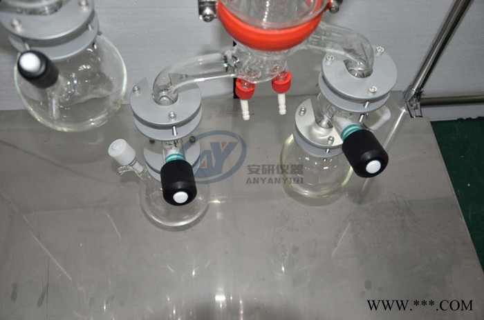 立式短程液液分离设备AYAN-B150脱酸脱色刮板式蒸馏设备图2