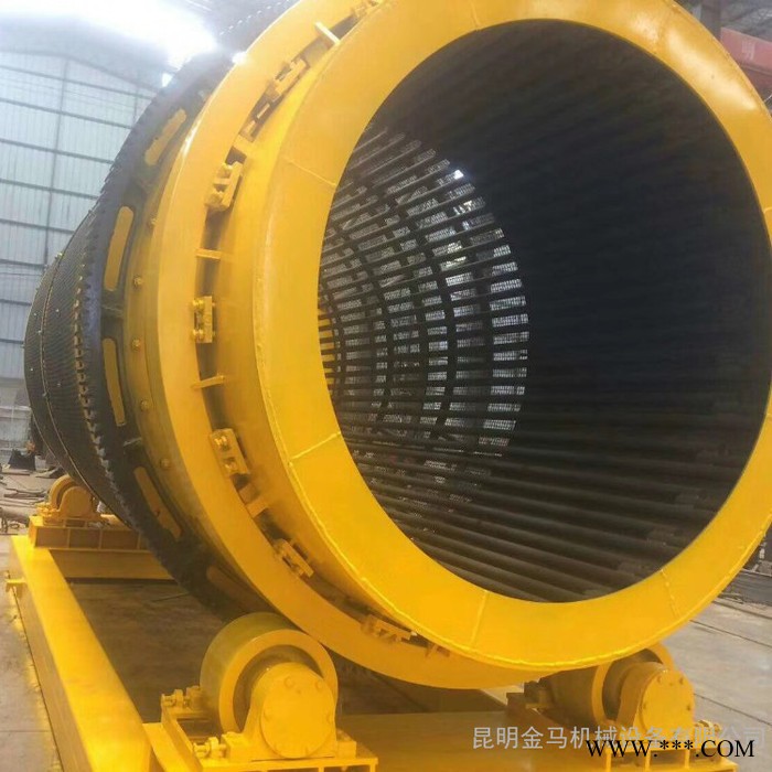 销售无轴滚筒筛 砂石分离设备 选矿滚筒筛出售图3
