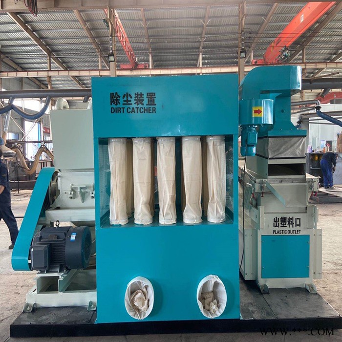 废旧电线分离设备 铜线破碎分离机 仟川重工铜塑分离率高图6