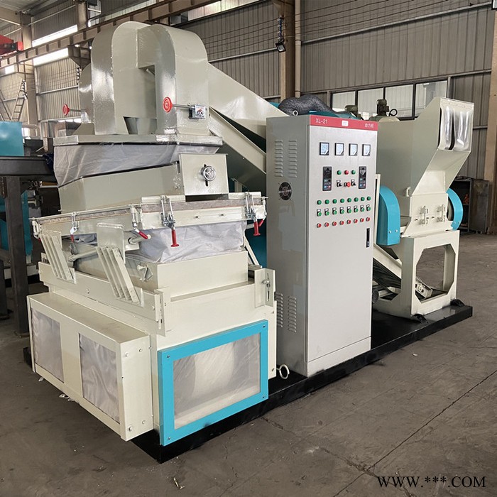 废旧电线分离设备 铜线破碎分离机 仟川重工铜塑分离率高图3