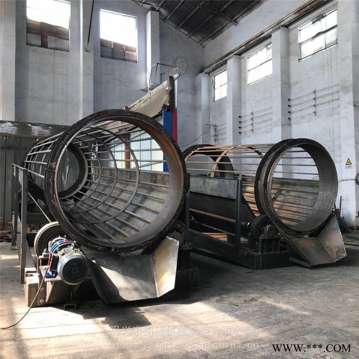 沙石分离设备滚筒筛沙机 建筑垃圾分选 砂石分离滚筒筛 晨朗品质放心图5