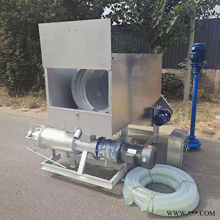 微滤式鸡粪固液分离机 猪粪干湿挤干机 斜筛式固液分离机 畜禽粪便分离设备 畜禽粪便处理设备图3