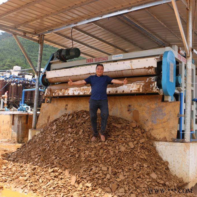 平凉全新美国技术尾矿污泥榨泥机 机制沙污泥分离设备图4