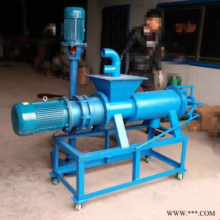 小型猪粪干湿分离机 餐厨垃圾固液分离设备 泥浆固液分离机图7