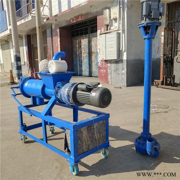 小型猪粪干湿分离机 餐厨垃圾固液分离设备 泥浆固液分离机图5