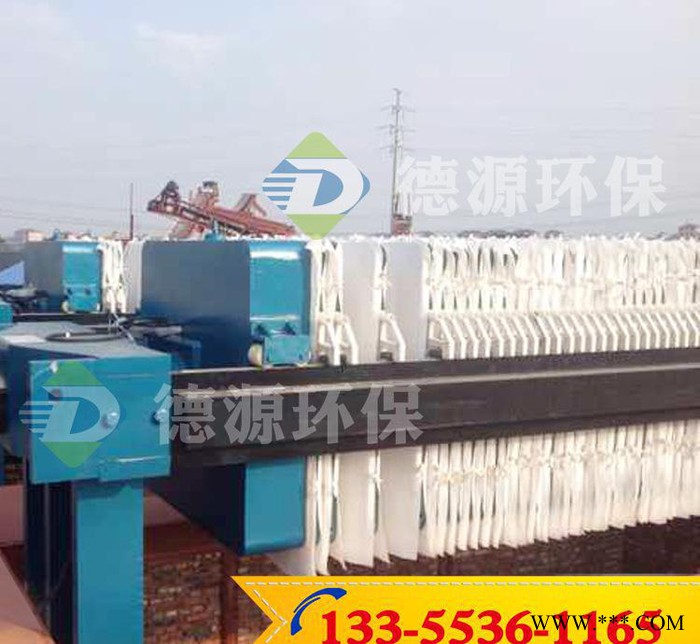 脱硫石灰膏固液分离设备大型小型板框脱水压滤机图2