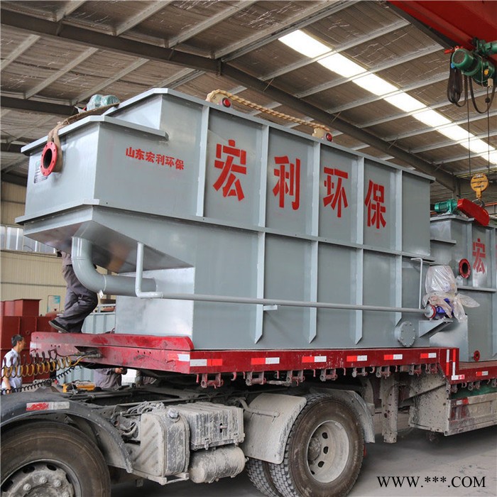 平流式溶气气浮机 固液分离设备 污水处理设备生产图8