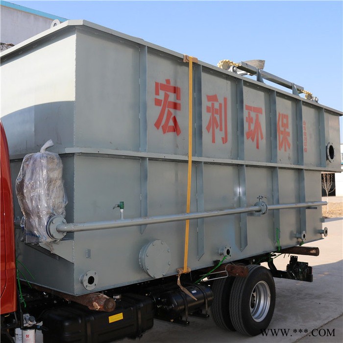 平流式溶气气浮机 固液分离设备 污水处理设备生产图6