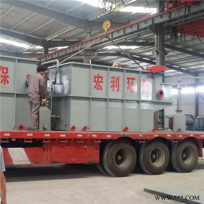 平流式溶气气浮机 固液分离设备 污水处理设备生产图7