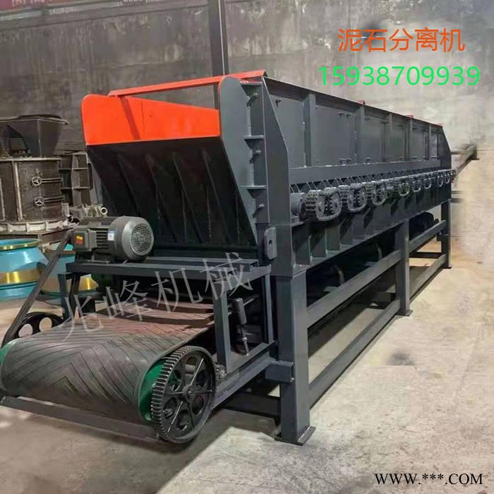 泥石分离机泥石分离设备 矿山土石分离机  多级联动滚轴筛 矿石泥土筛分设备图5