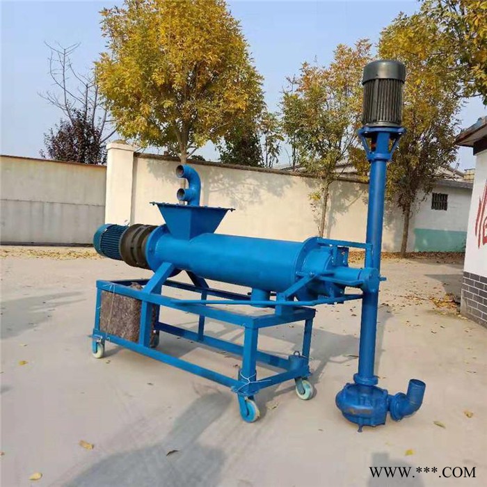 甘蔗渣干湿分离机 猪粪干湿分离机质保一年 食堂泔水干湿分离设备图4