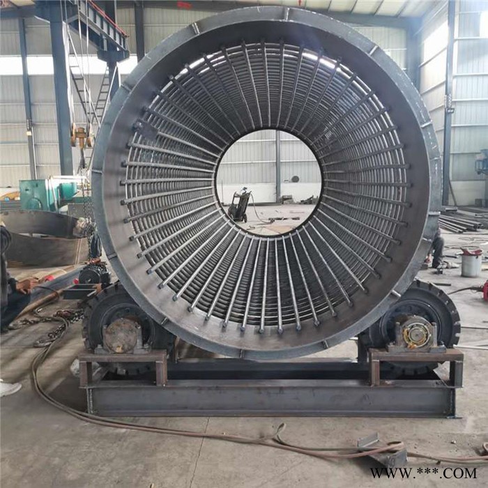 富德移动式泥石分离机大型无轴滚筒筛沙场石子分离设备采石场筛分设备家用筛分机图3