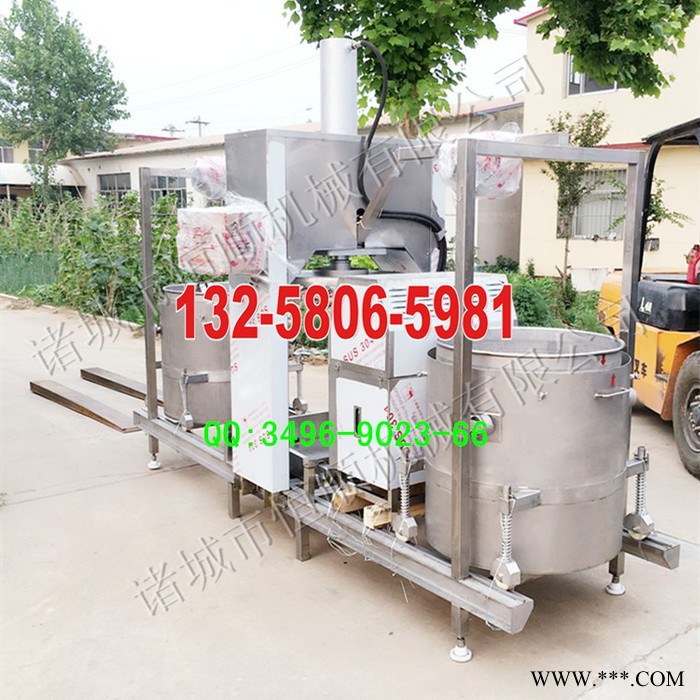 椰汁、椰子渣固液分离设备   水果、蔬菜饮料加工榨汁机  脱水液压压榨机图7