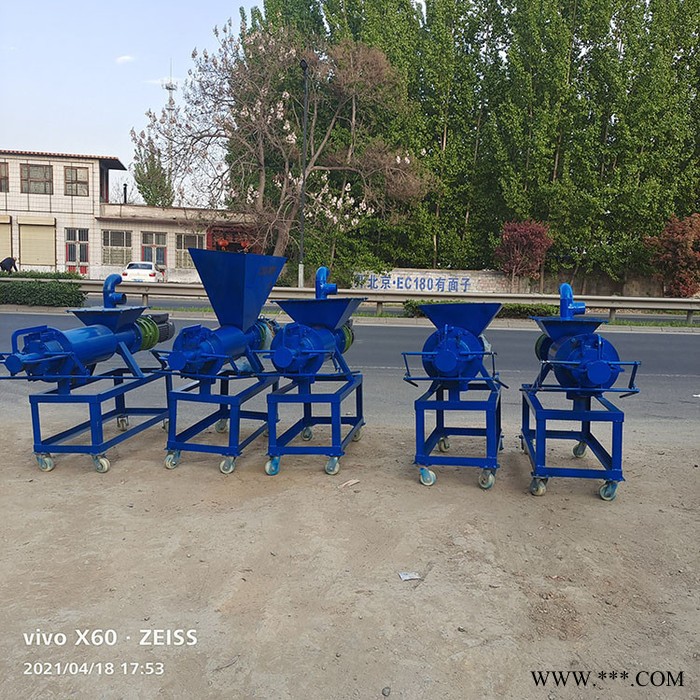 华腾机械 螺旋挤压式粪便分离机 处理羊粪固液分离机 螺旋式干湿自动固液分离机 干湿分离设备图7