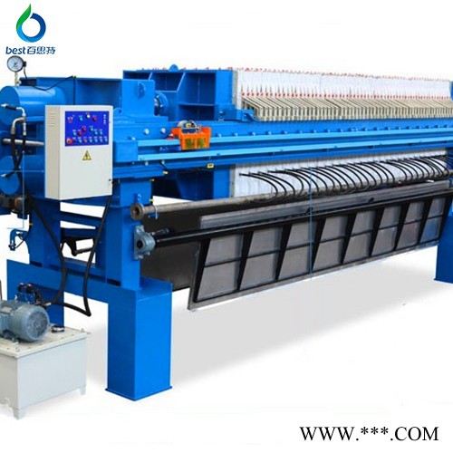 洗沙污泥脱水处理设备  固液分离设备  板框式压滤机  污泥处理设备厂家图3