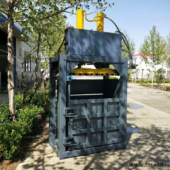 苏州废旧轮胎纸箱压扁机 宇晨废钢铁皮压块机 塑料瓶挤扁机**图6