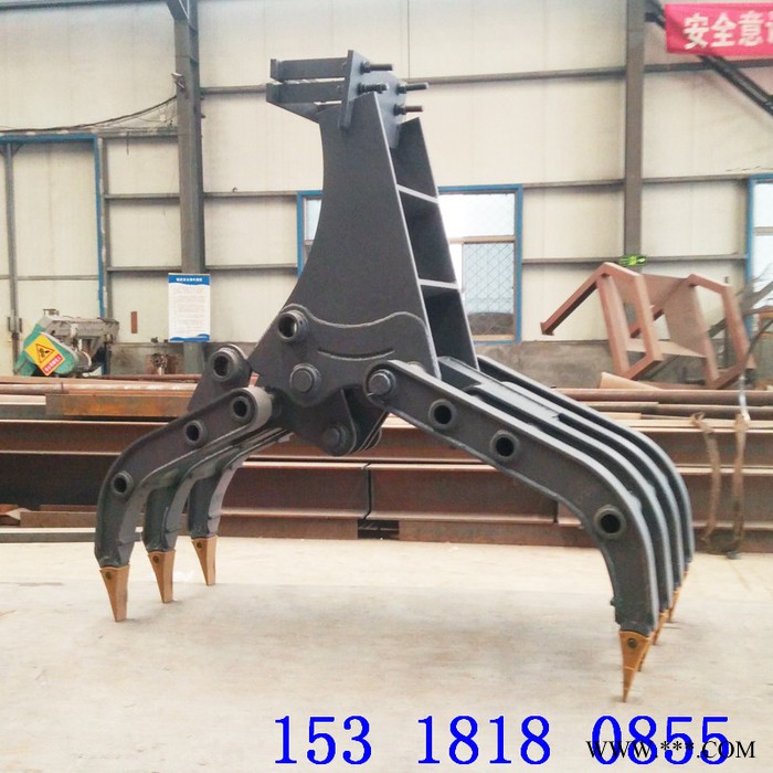 抓铁机 四川成都废钢铁抓  废品回收站抓铁器 挖机抓铁机抓石器结实耐用图3