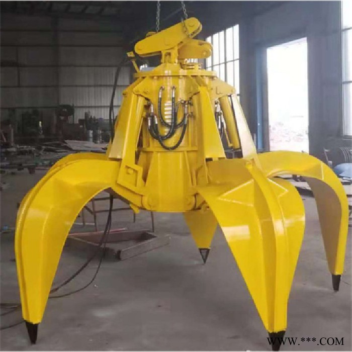 360废钢铁抓斗 废铁五瓣抓多瓣液压抓斗可定制图4