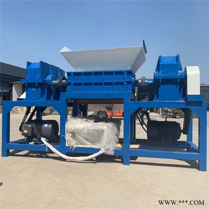 睿迪800型废钢铁双轴撕碎机多功能树干撕碎机图7