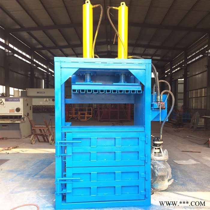 废钢铁刨花液压打包机 启航铁刨花压块废铁打包机 山东中型废纸箱打包机图2