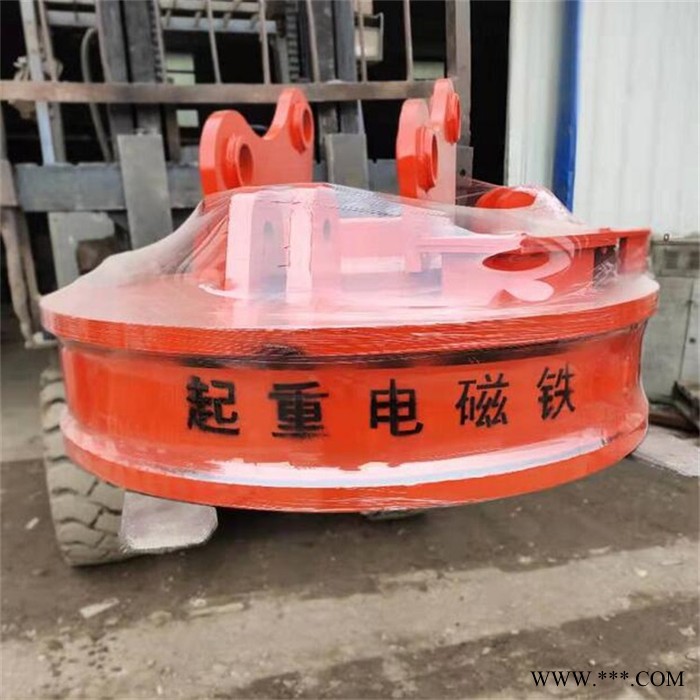 鑫运 MW5-150L起重电磁铁用于搬运工业生铁铸铁锭钢球废钢铁电磁吸盘图5