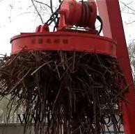 挖机起重电磁吸盘 MW5-165L电磁铁吸盘搬运工业生铁铸铁锭钢球及废钢铁图6