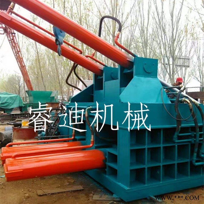 睿迪牌160吨废钢铁铝铜压块机 全自动液压金属压块机图5